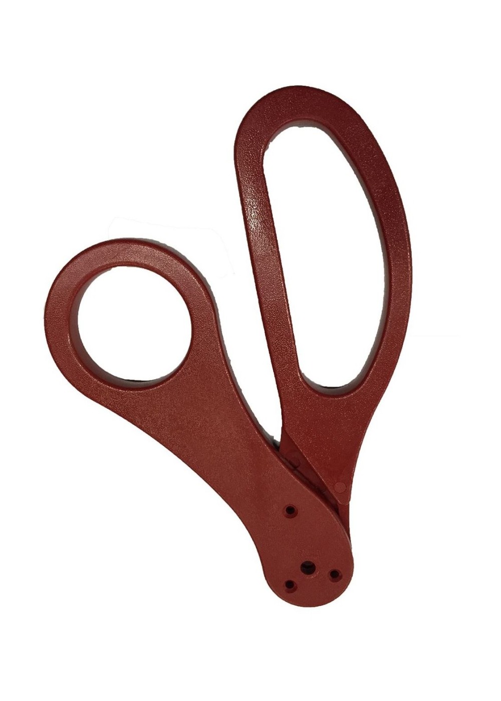 Ribbon Cutting Scissors Dark Red Handles