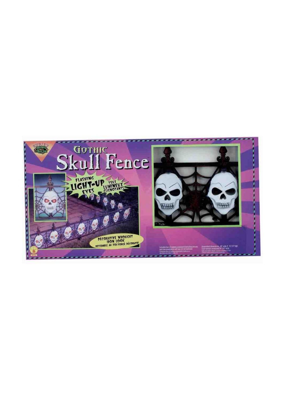 Fence Gothic Skull - Decorations