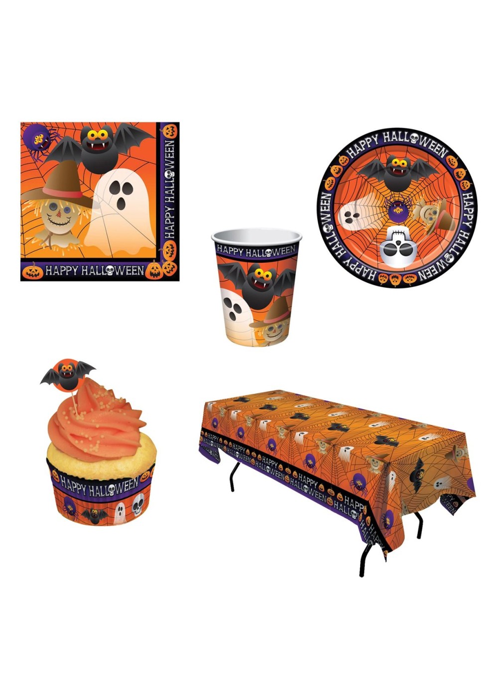  Halloween  Party  Supplies  Set Decorations 