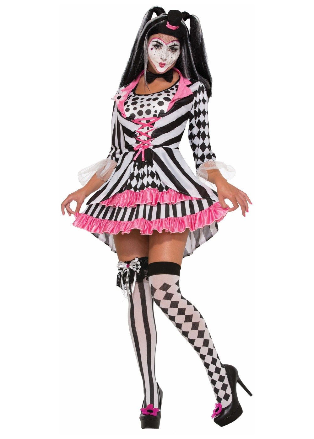 Harlequin Ring Mistress Women Costume Funny Costumes 1520