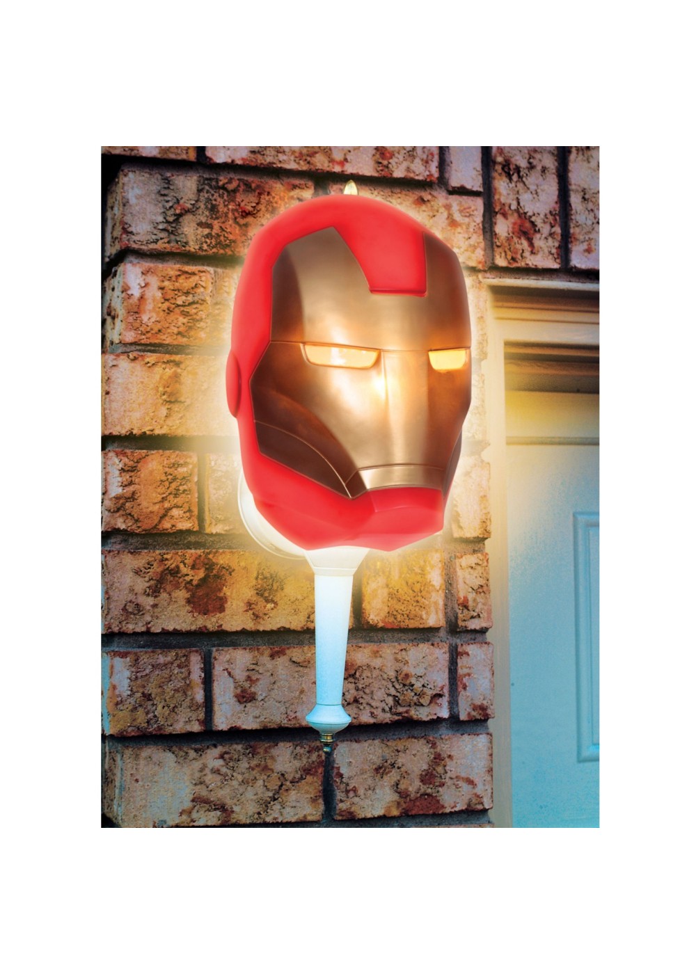 Iron Man Porch Light Cover