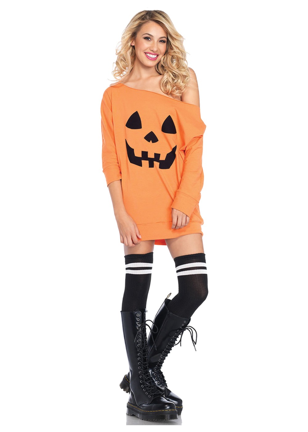 pumpkin-jersey-dress