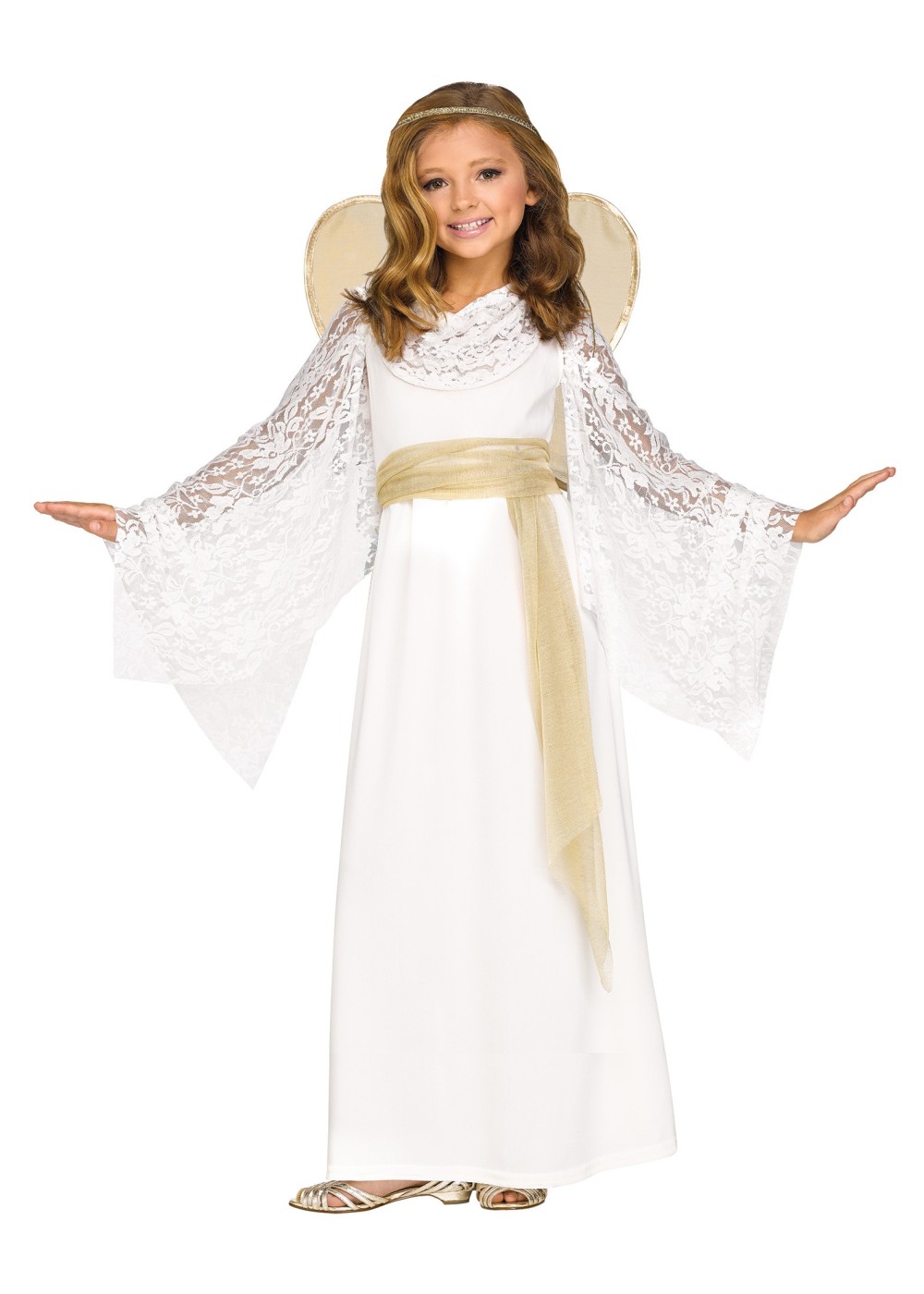 Lace Angel Girls Costume - Biblical Costumes