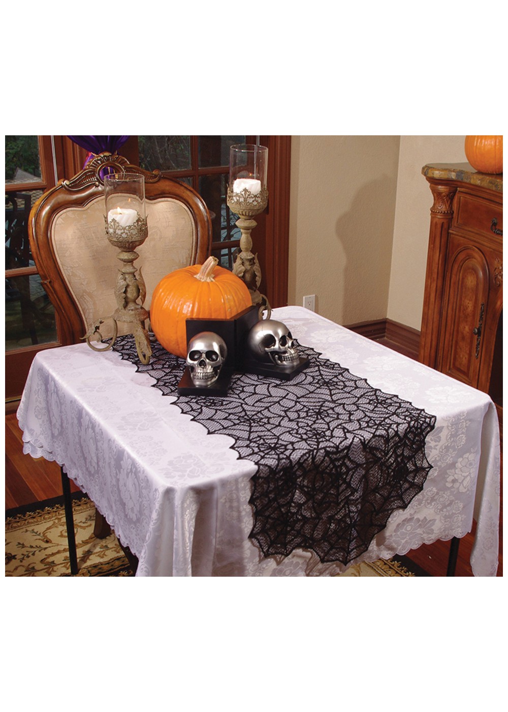 Lace Spider Table Runner