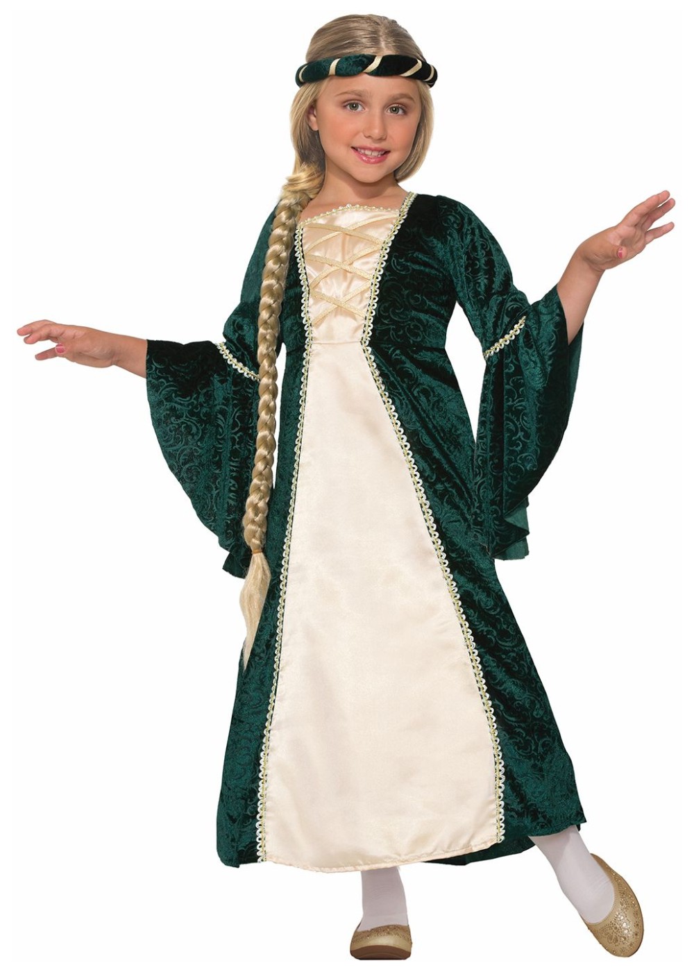 Kids Lady Of Sherwood Girl Costume
