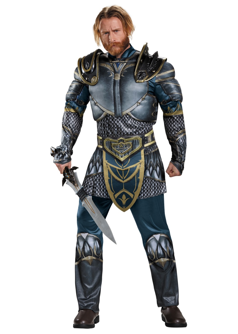 Warcraft Lothar Classic Muscle Men Costume