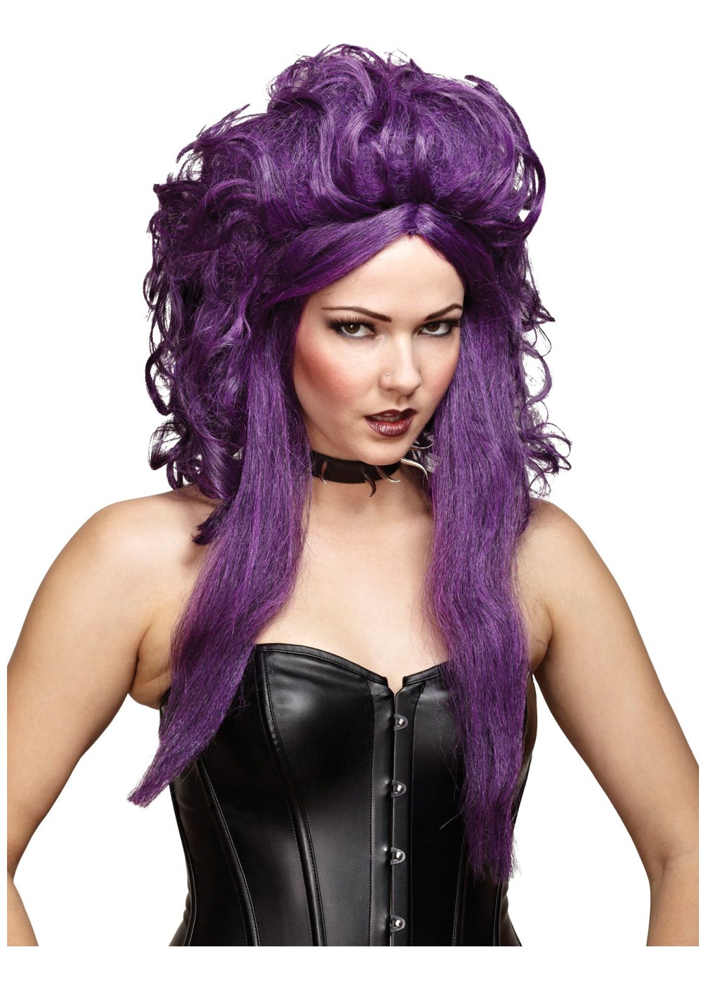 Wig Sorceress Black Purple