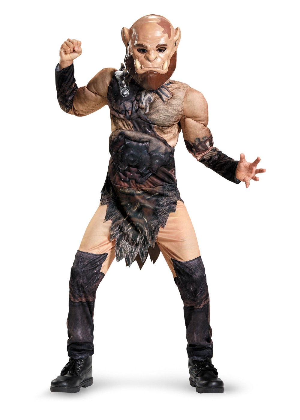 Boys Orgrim Classic Muscle Costume