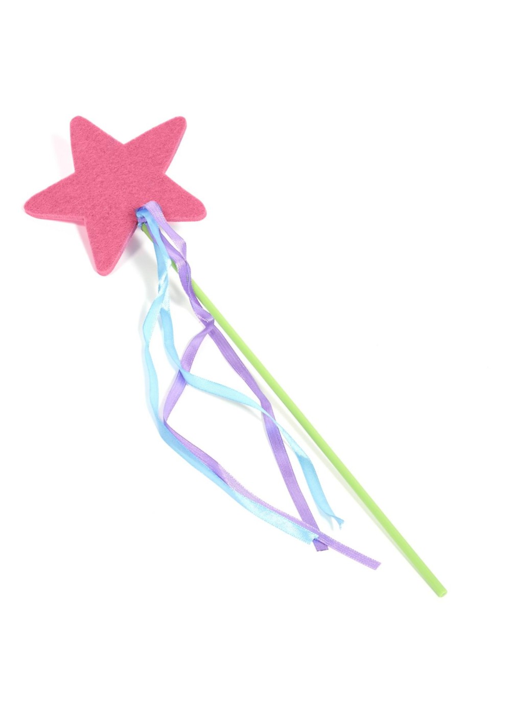 Pink Star Felt Wand