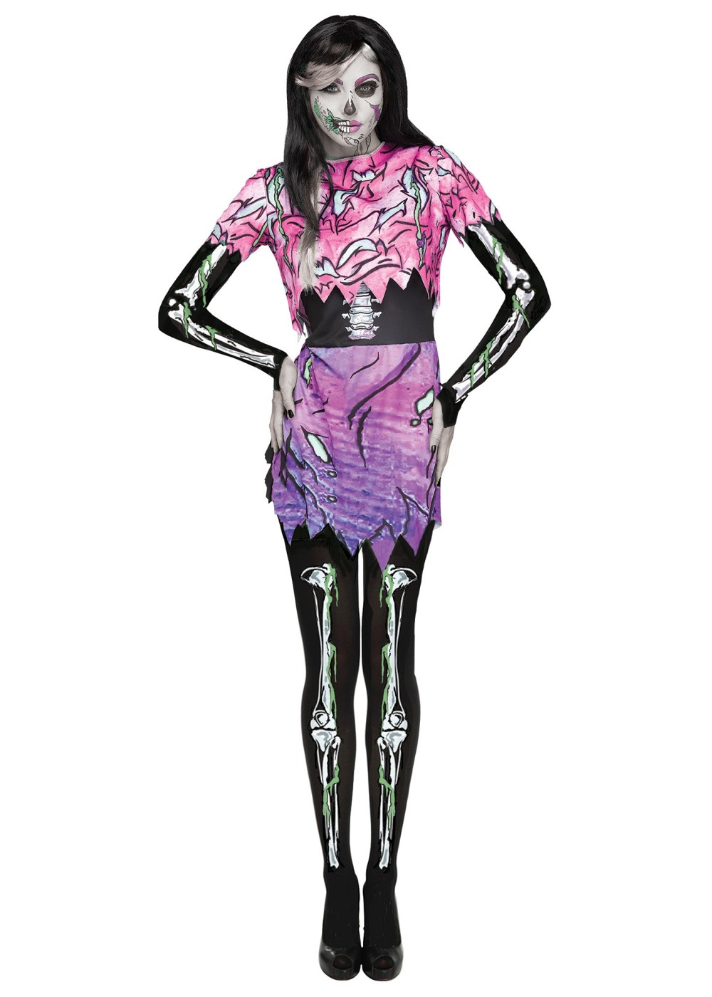 Pop Art Zombie Women Costume