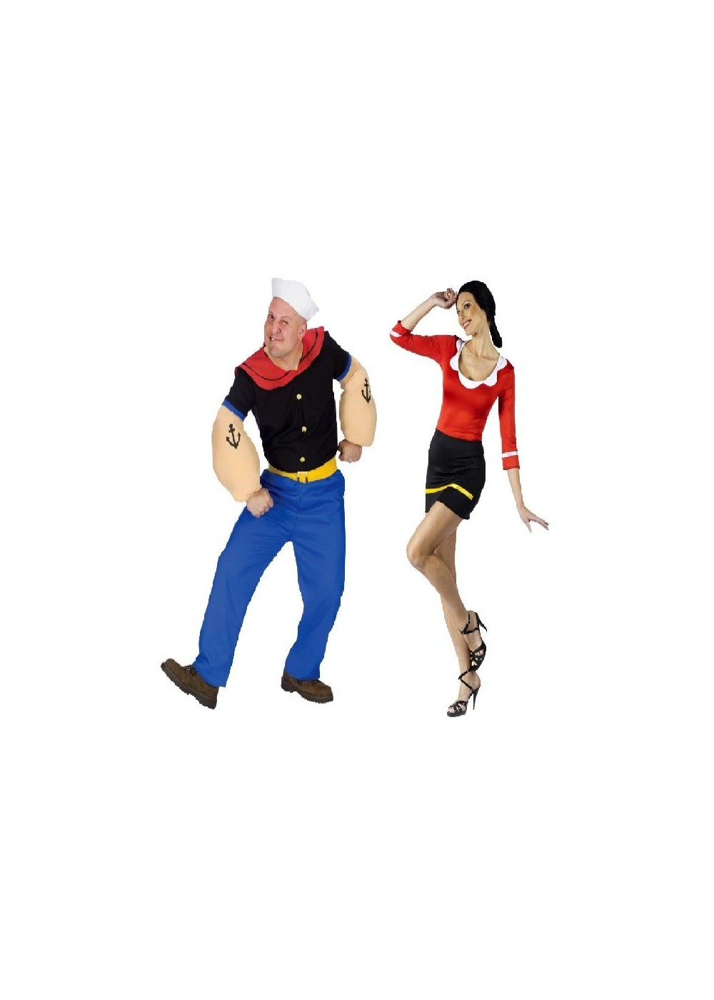 Popeye And Olive Oyl Couples Costumes Set