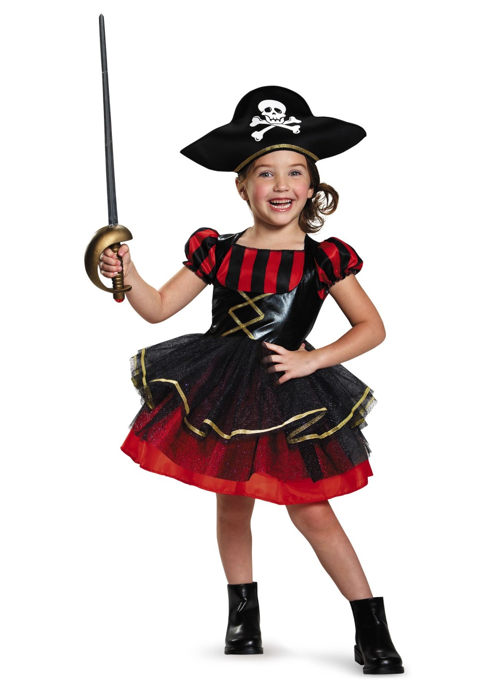 Kids Girls Precocious Pirate Costume