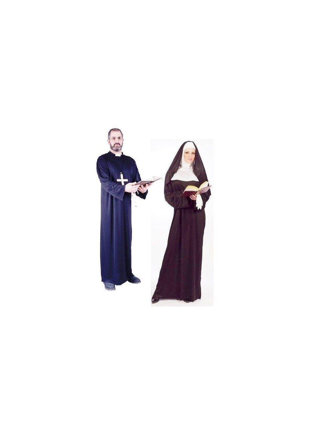 Priest And Nun  Costume Kit
