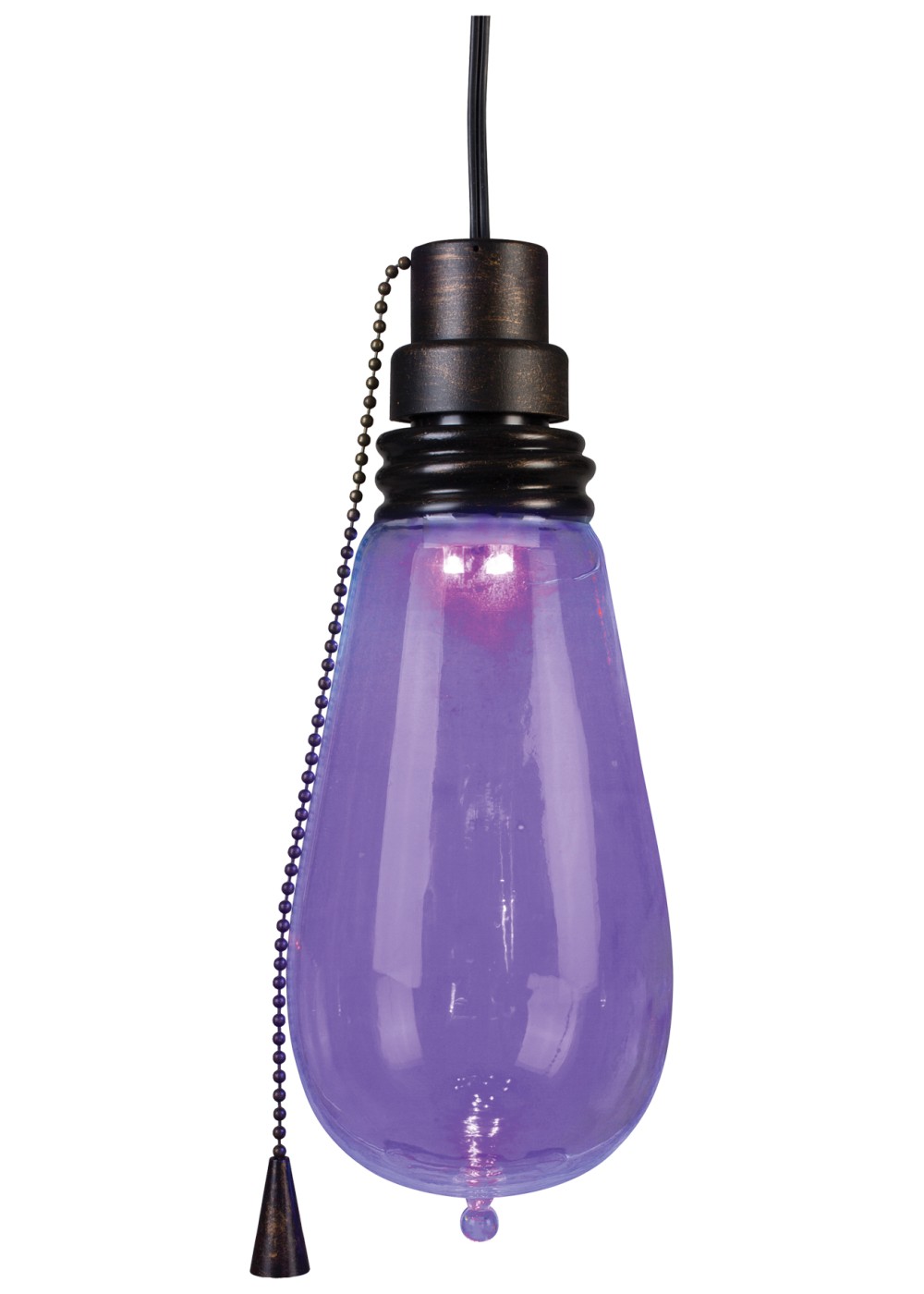 Purple Attic Light Decoration