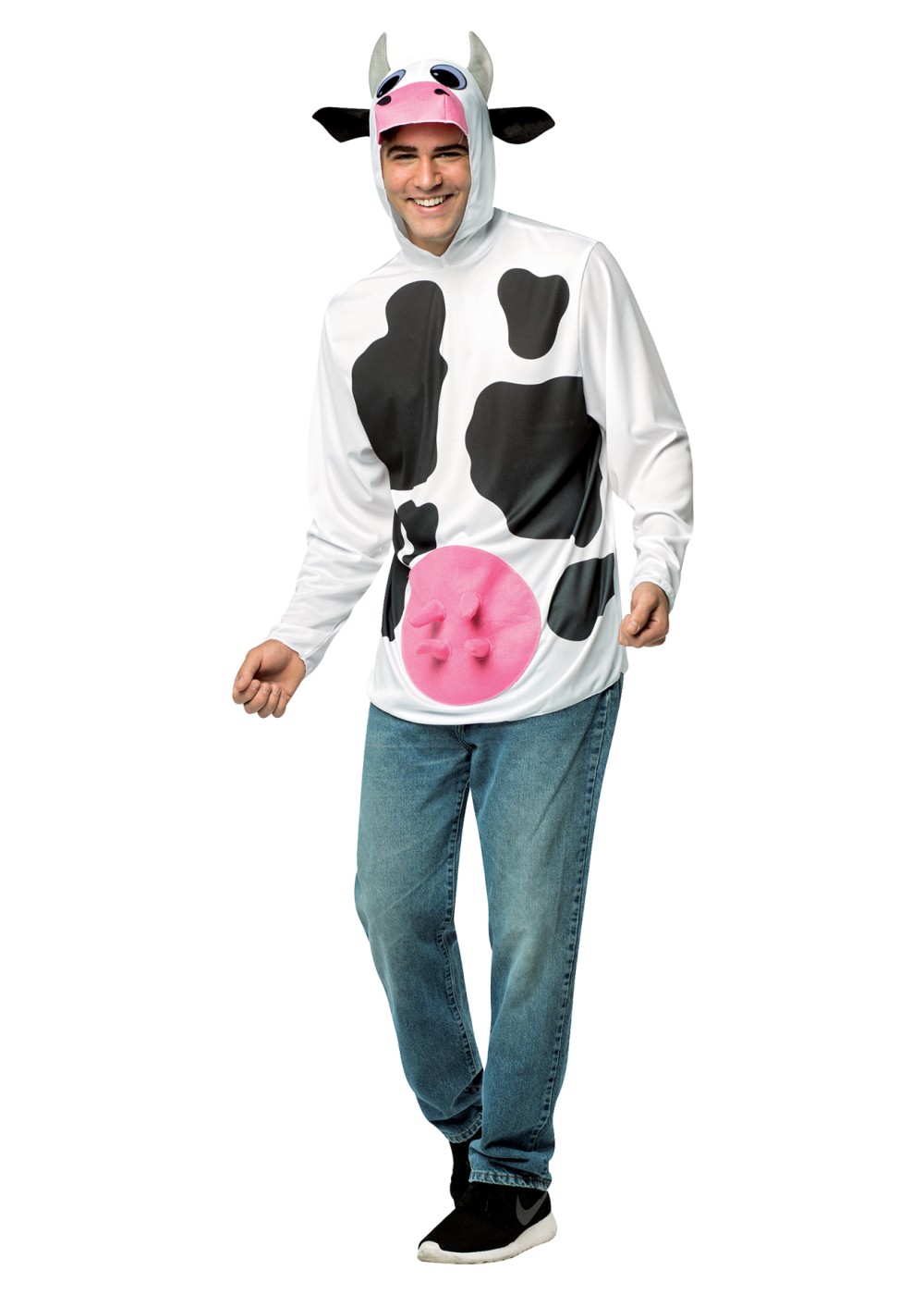 Quick Cow Costume Hoodie