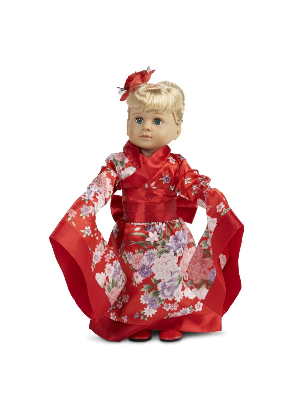 Red Kimono Doll Costume