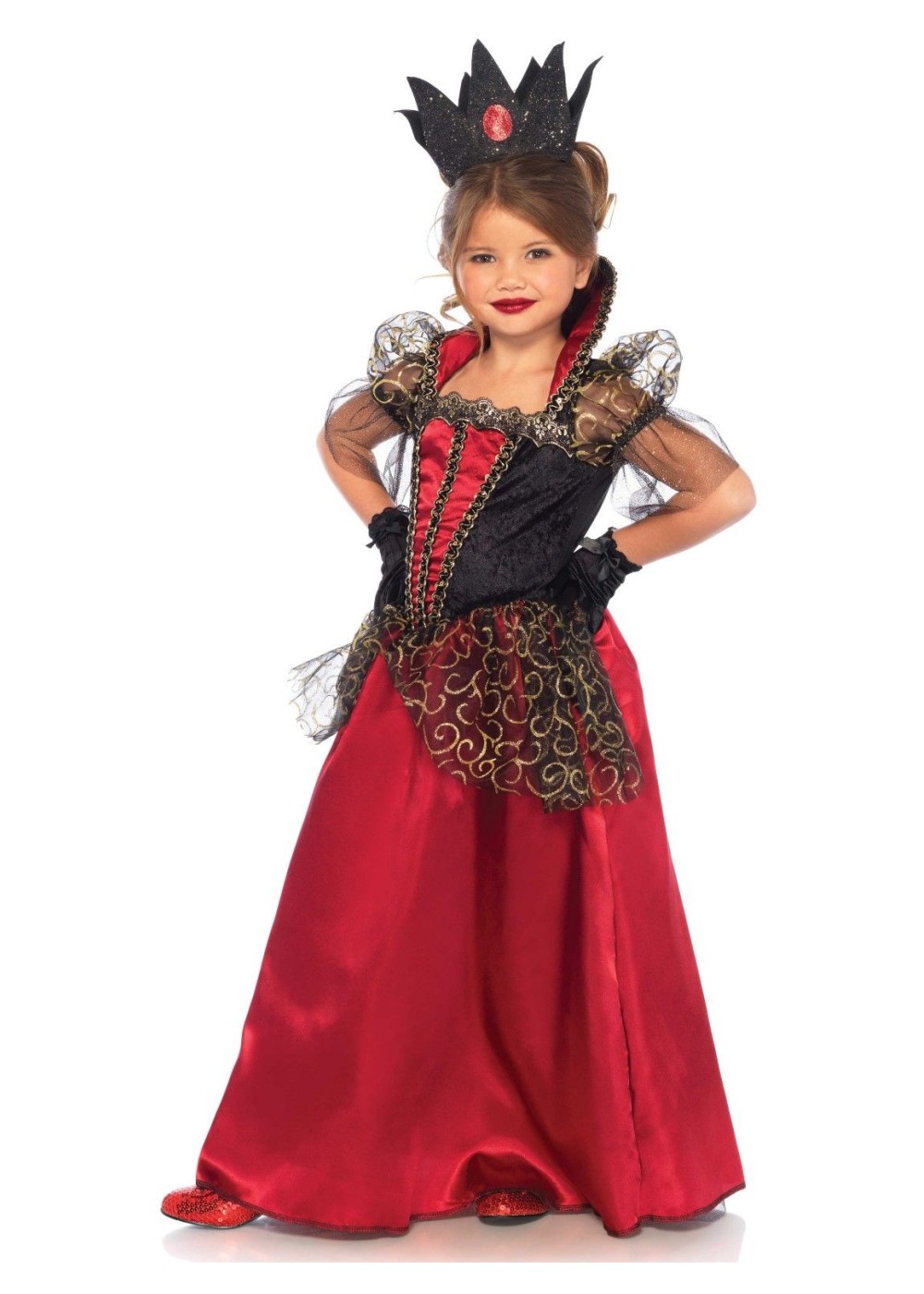 Red Queen Girls Costume - Movie Costumes