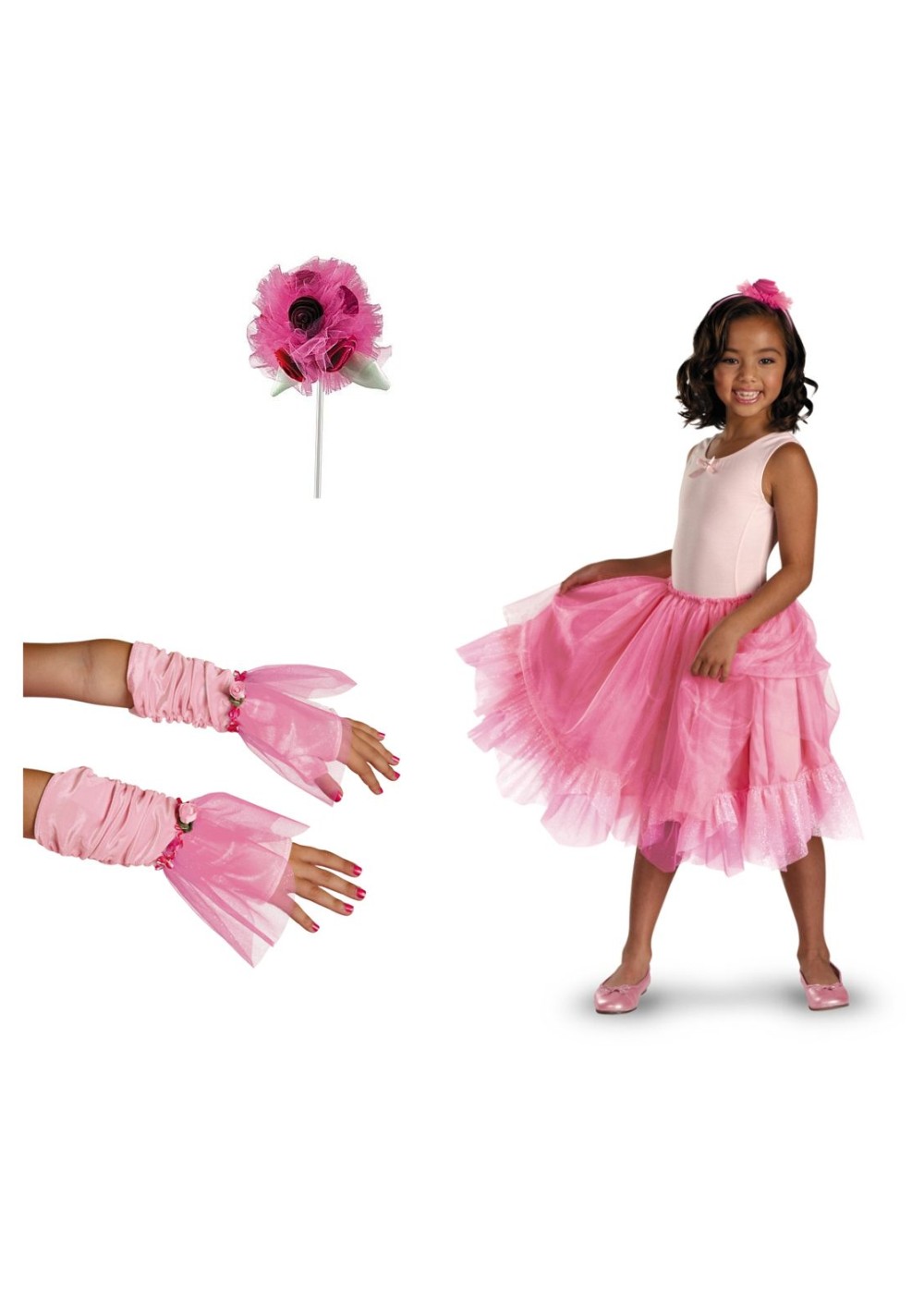 Kids Rose Girls Costume Accessory Set