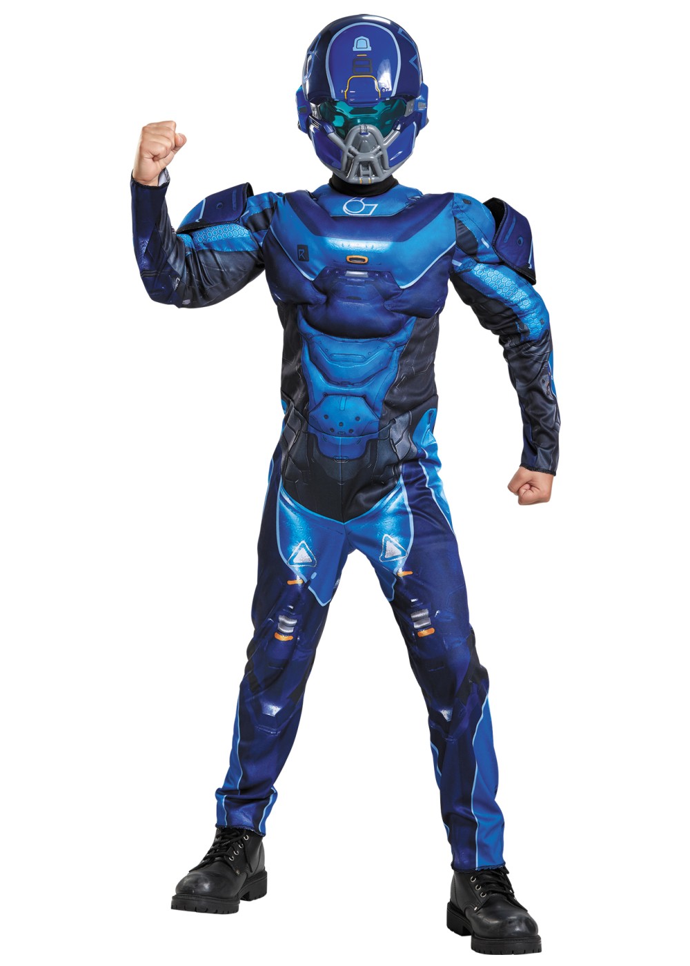 Halo Spartan Muscle Boys Costume