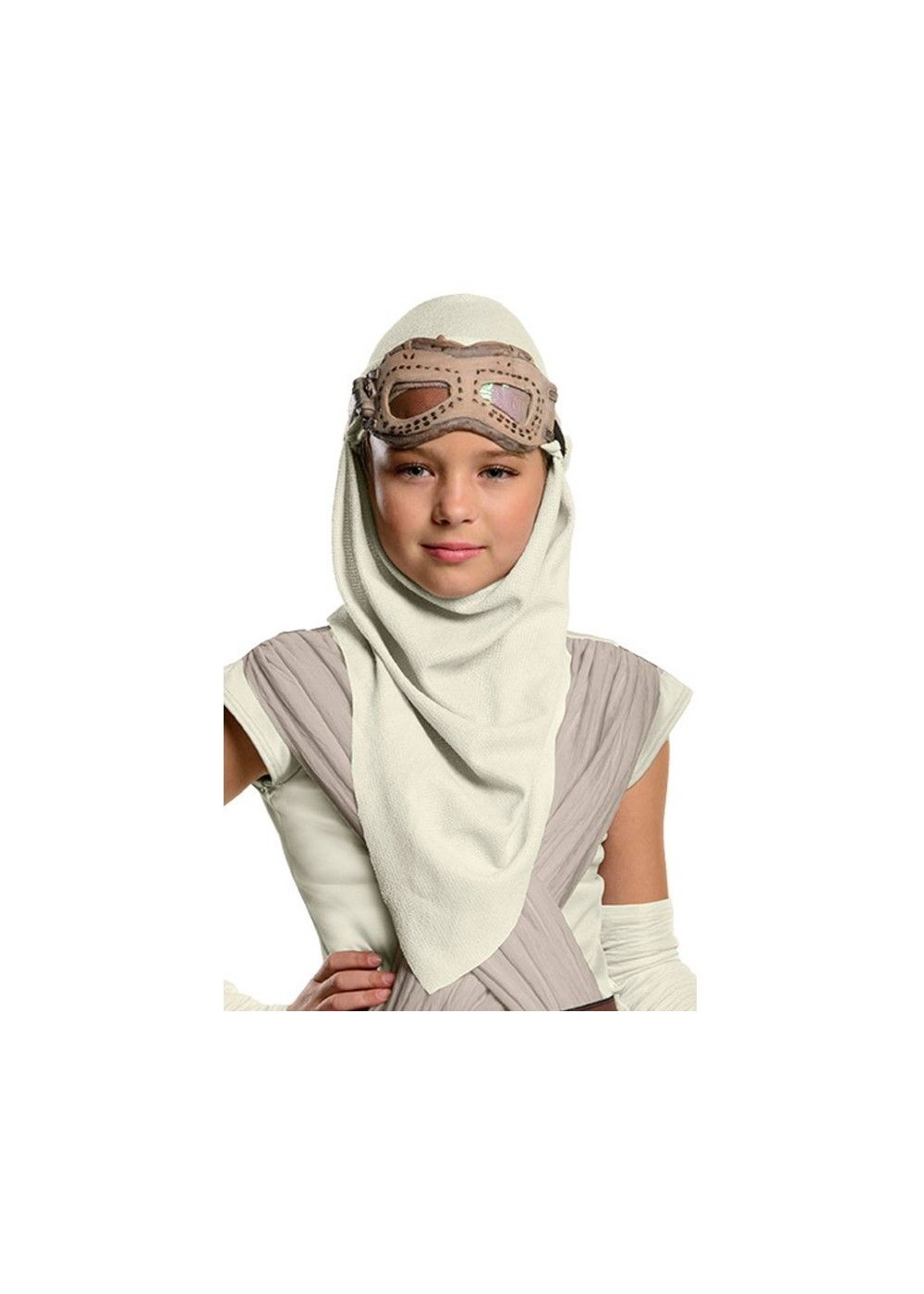 Star Wars Rey Mask With Hood Kids Costume Accessory