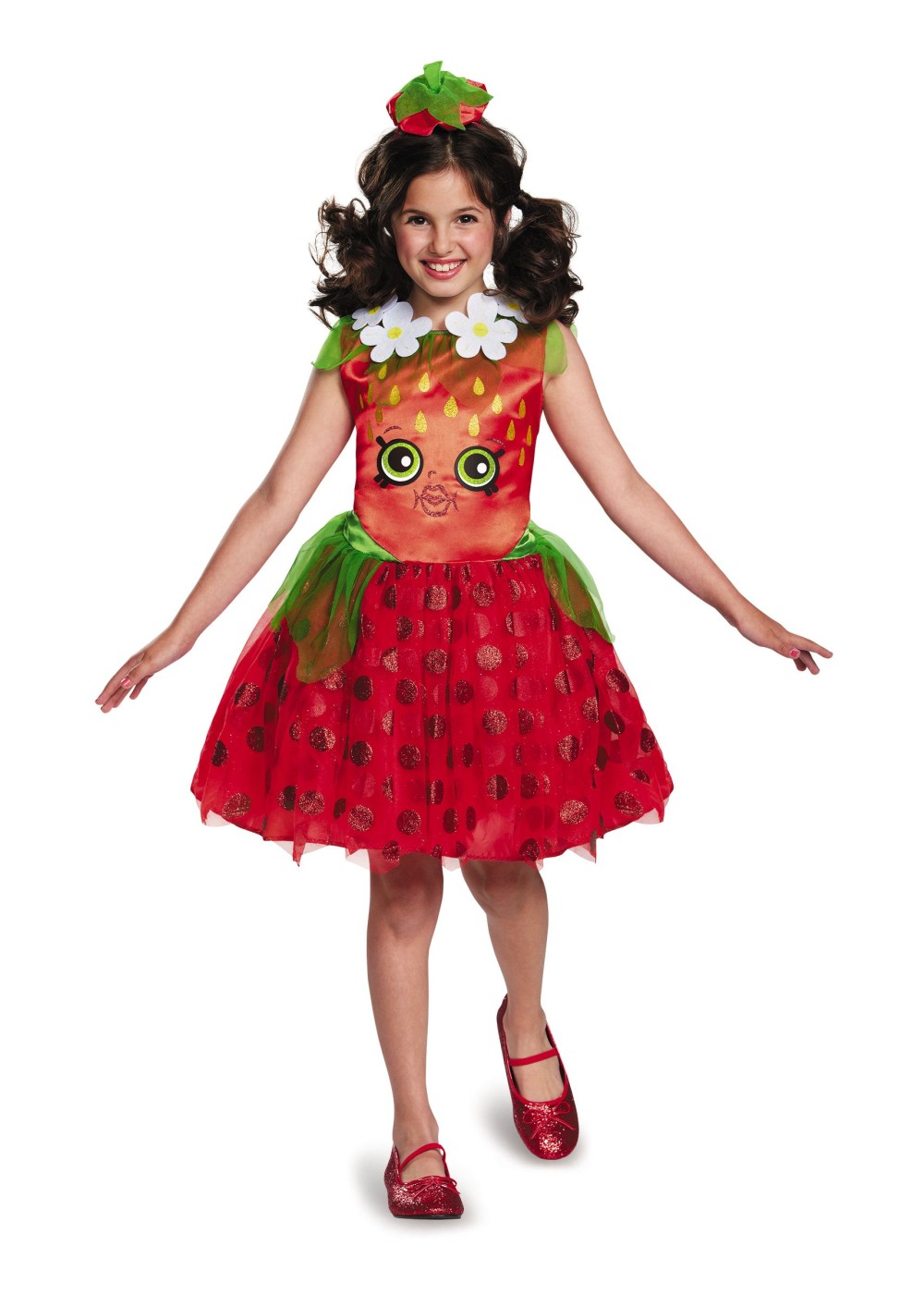 Kids Sweet Strawberry Girls Costume