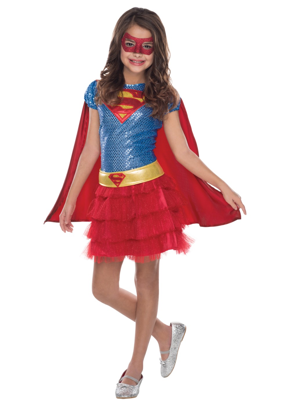Kids Supergirl Girls Tutu Dress