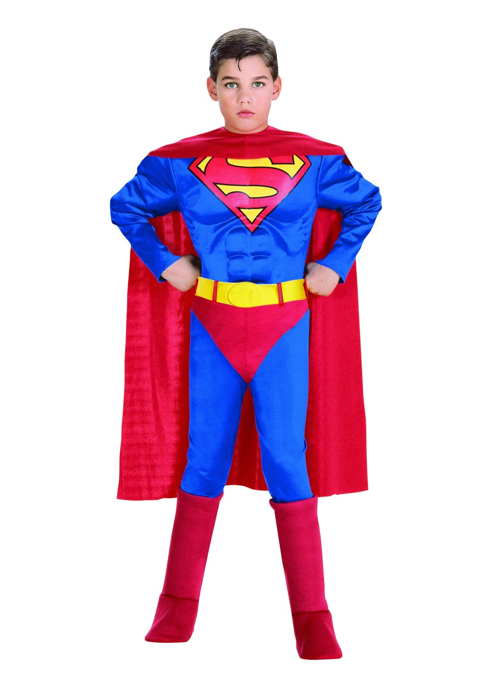 Superman Muscle Toddler Boys Costume