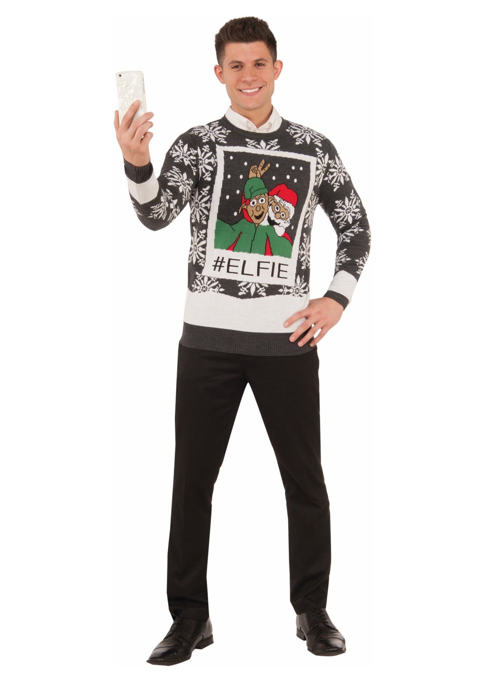 Unisex Ugly Christmas Sweater Elfie