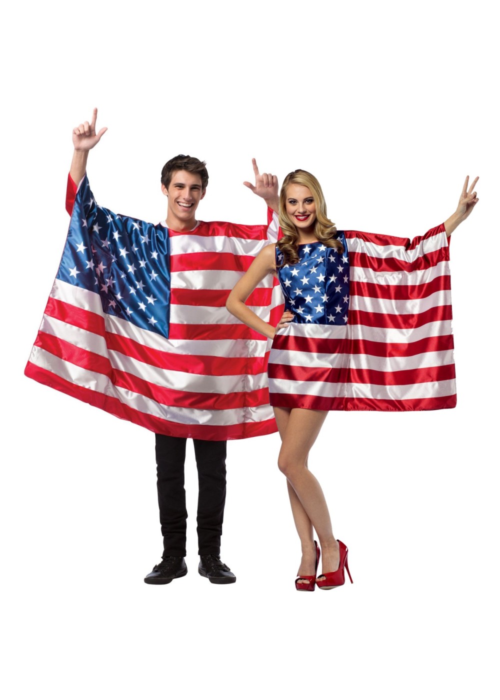 Usa Flags Couples Costumes