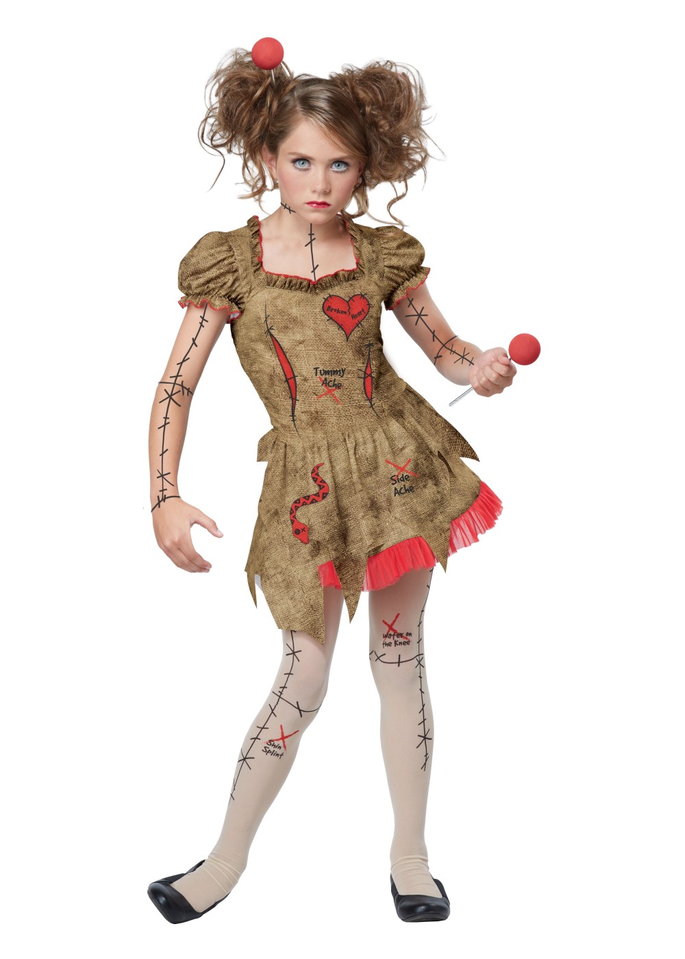 Voodoo Dolly Tween Costume - Scary Costumes