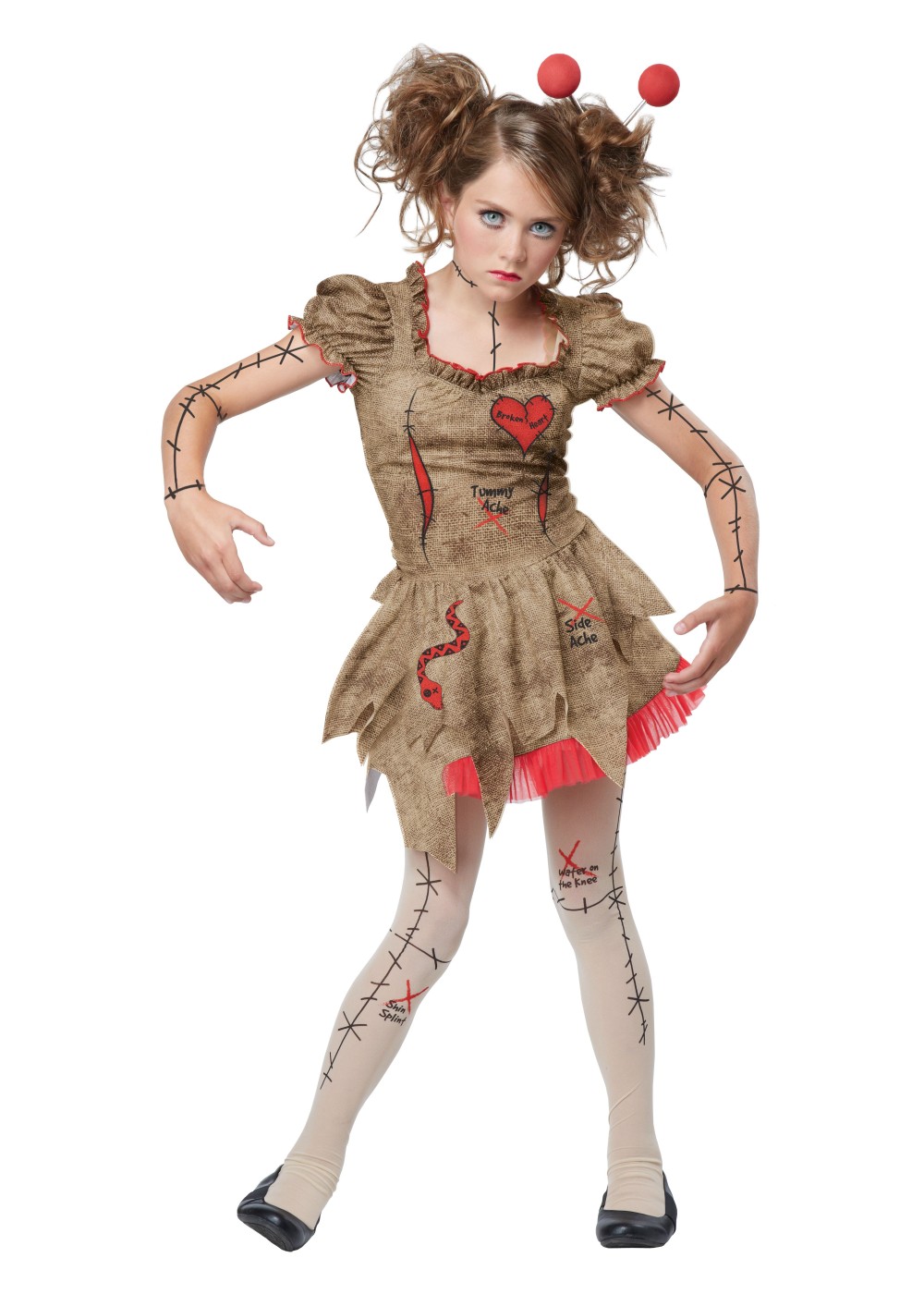 Voodoo Dolly Tween Costume - Scary Costumes