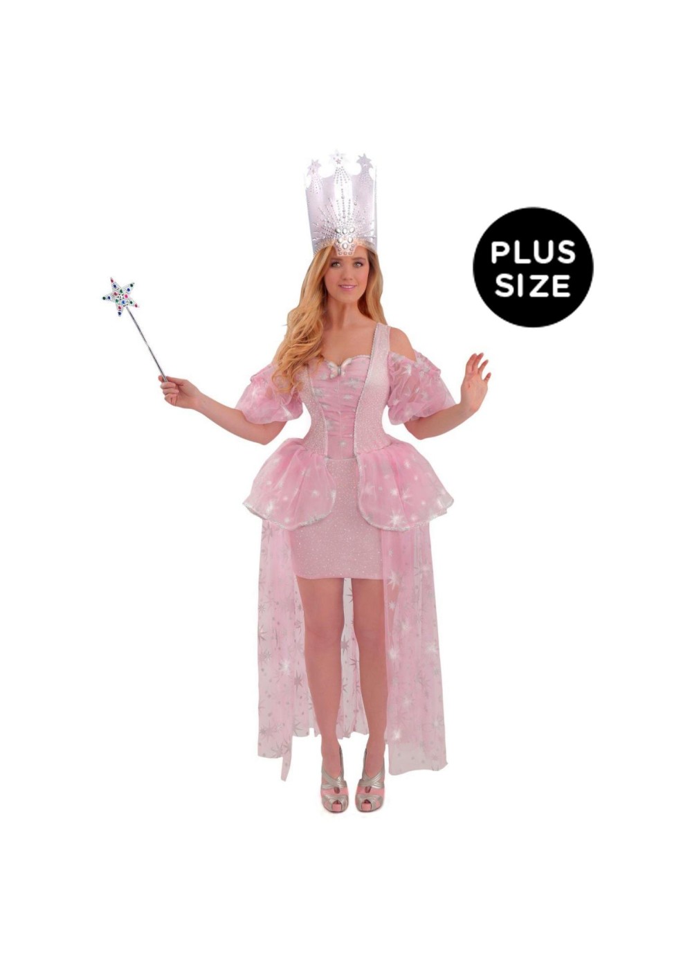 Wizard Of Oz Glinda Plus Size Women Costume