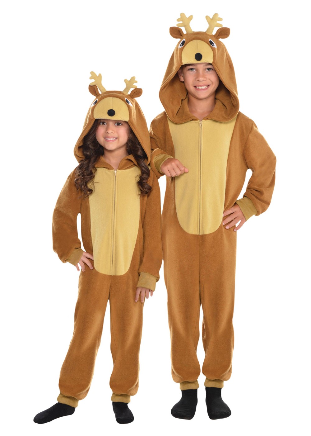 Kids Zipster Reindeer Child Costume