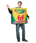 Crayon Crayola Blue Adult Costume - Men Crayola Costumes
