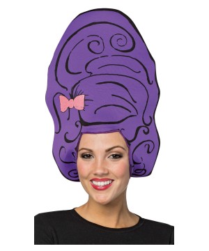 Beehive Purple Foam Hat