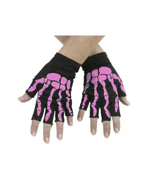 Bony Fingerless Kids Gloves
