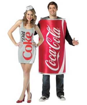Coke and Diet Coke Couples Costume - Food Costumes