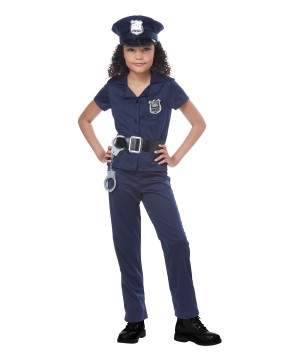 Police Officer Girls Costume