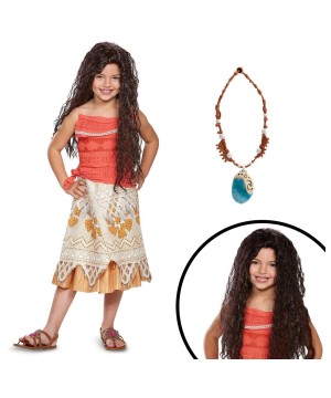 Disneys Moana Girls Costume Kit