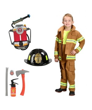 Firefighter Boys Costume Set