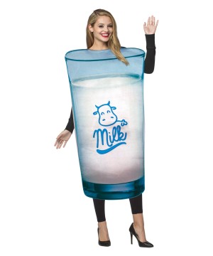 Giant Glass of Milk Costume