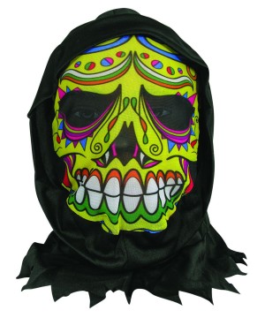 Day of the Dead Hooded Mask