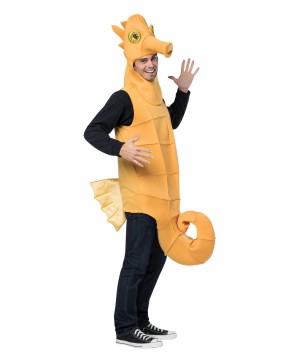 Mens Yellow Seahorse Costume