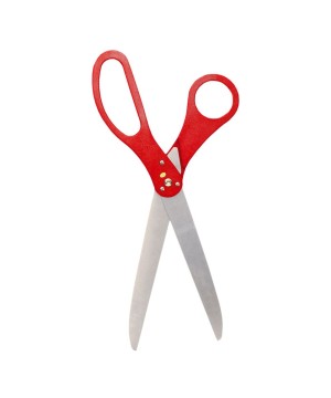 25 inch Red Ribbon Cutting Scissors