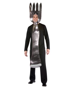 Silver Fork Utensil Adult Costume