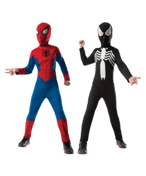 Spiderman Venom Reversible Boys Costume