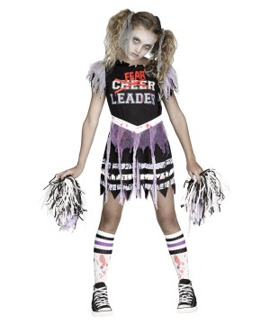 Zombie Cheerleader Girl Costume