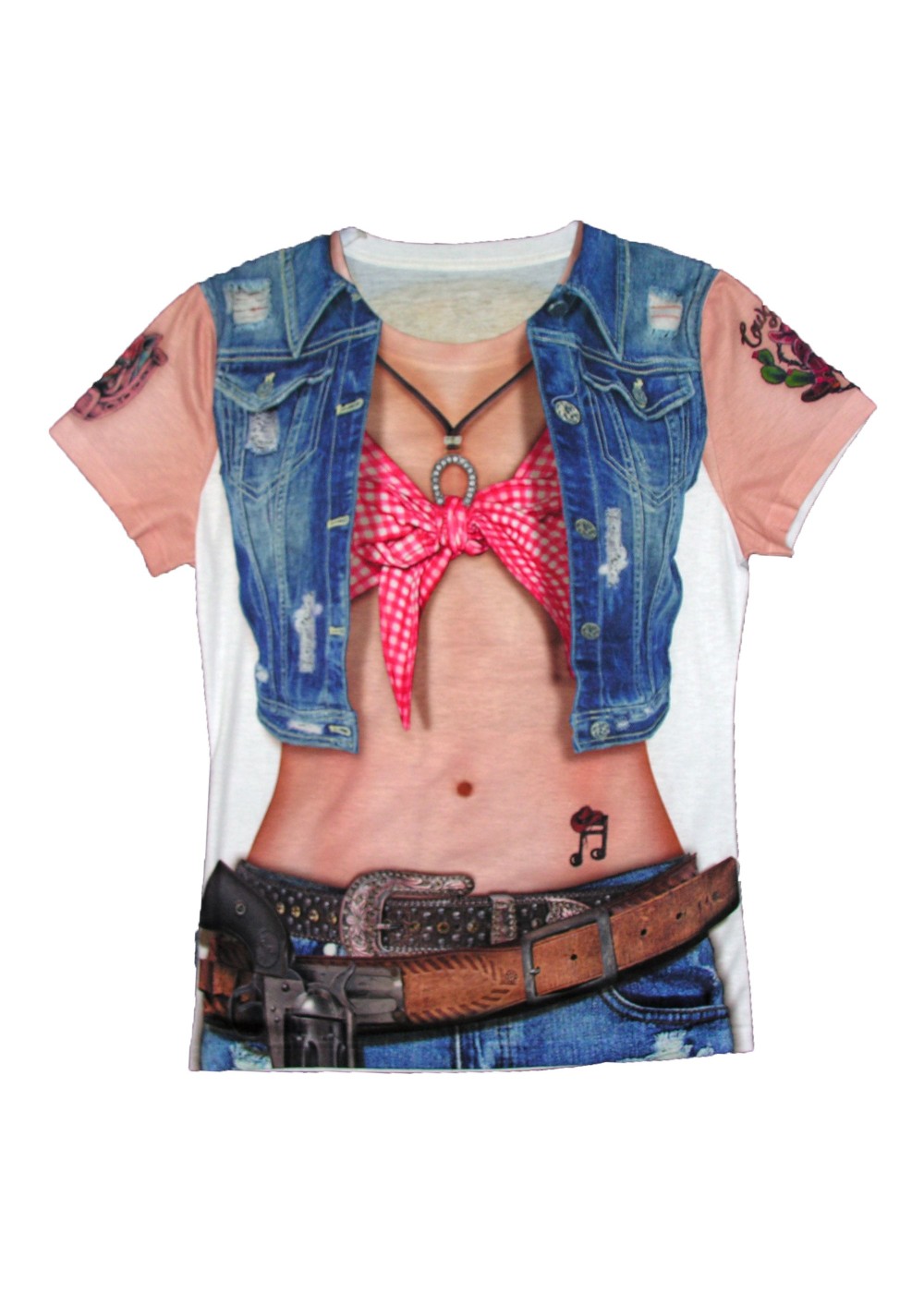 Cowgirl Women 3d Shirt - Cowgirl Costumes