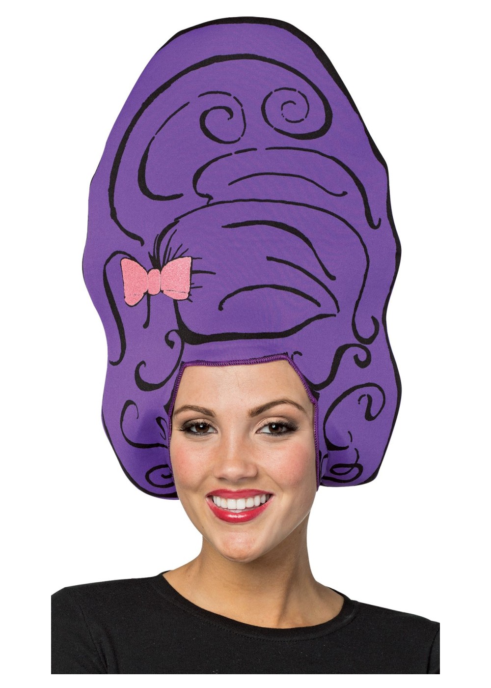 Beehive Purple Foam Hat