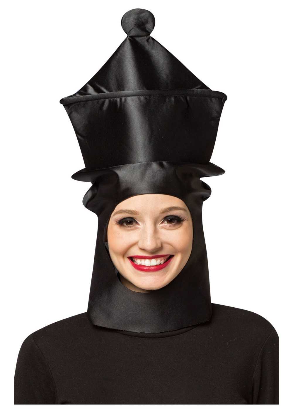 Black Chess Queen Headpiece